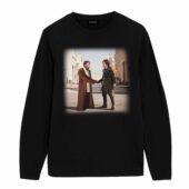 Shine On You Crazy Jedi Wish You Were Here Pink Floyd Front Longsleeve Black - OtherBrick