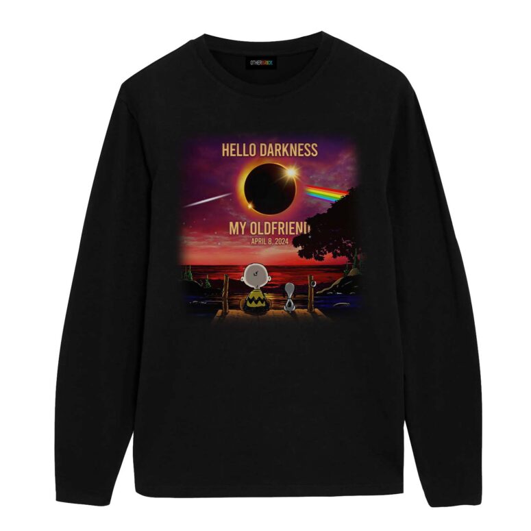 Snoopy Solar Eclipse Hello Darkness My Old Friend April 8 2024 Shirt Snoopy Solar Eclipse Hello Darkness My Old Friend April 8 2024 Shirt