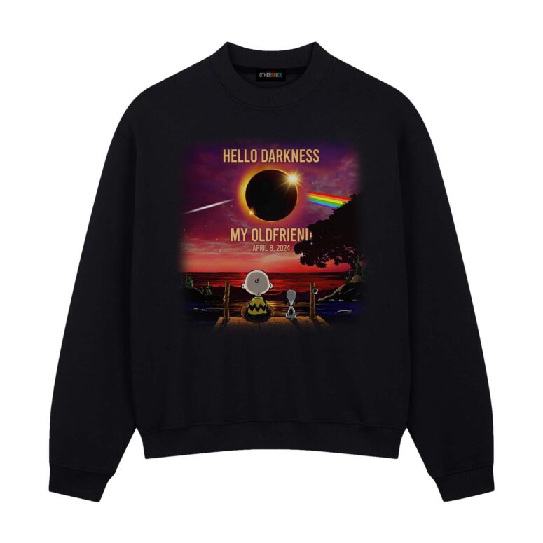 Snoopy Solar Eclipse Hello Darkness My Old Friend April 8 2024 Shirt Snoopy Solar Eclipse Hello Darkness My Old Friend April 8 2024 Shirt