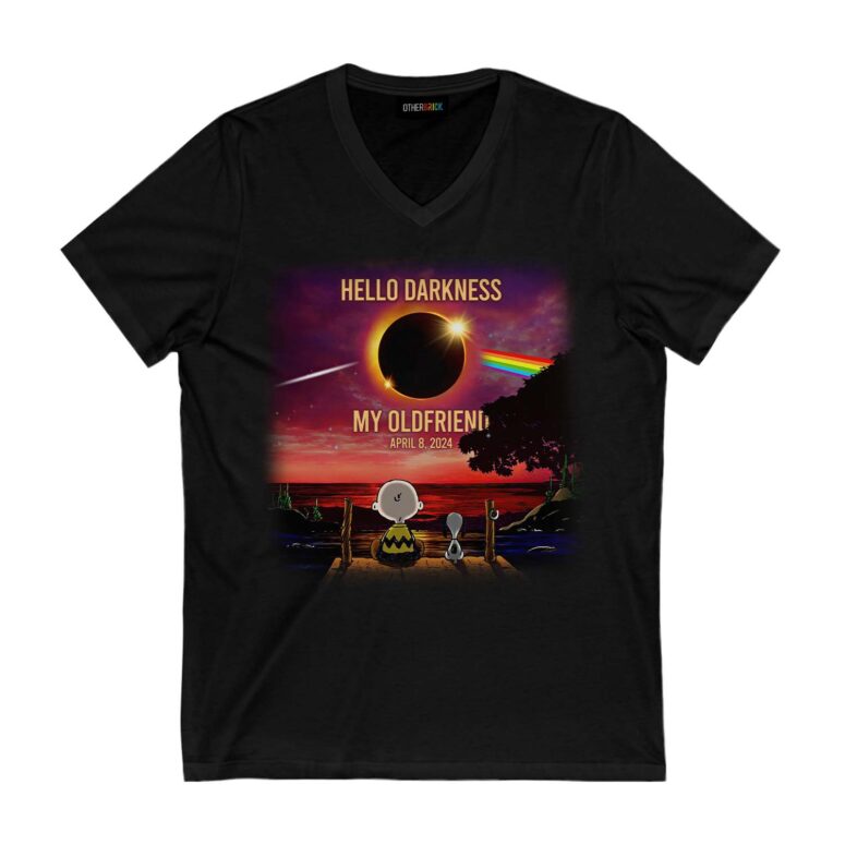 Snoopy Solar Eclipse Hello Darkness My Old Friend April 8 2024 Shirt Snoopy Solar Eclipse Hello Darkness My Old Friend April 8 2024 Shirt
