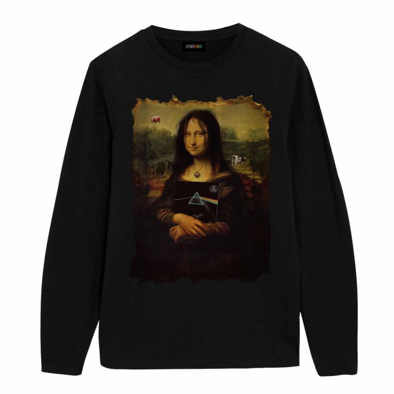 Pink Floyd TDSOTM Vinyl Disk Animals Atom Heart Mother Monalisa Parody Shirt Pink Floyd TDSOTM Vinyl Disk Animals Atom Heart Mother Monalisa Parody Shirt