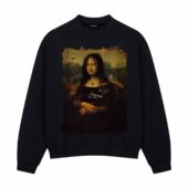 Tdsotm Vinyl Disk Animals Atom Heart Mother Monalisa Front Sweatshirt Black - OtherBrick