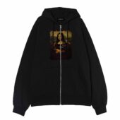 Tdsotm Vinyl Disk Animals Atom Heart Mother Monalisa Front Ziphoodie Black - OtherBrick