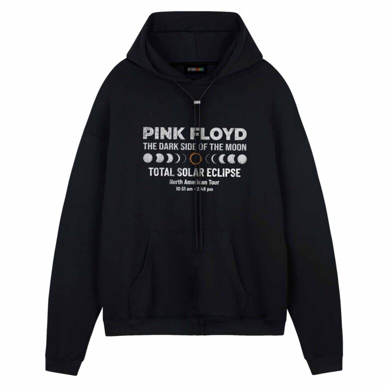 The Dark Side of the Moon Eclipse Lyric 8 April 2024 Pink Floyd Shirt