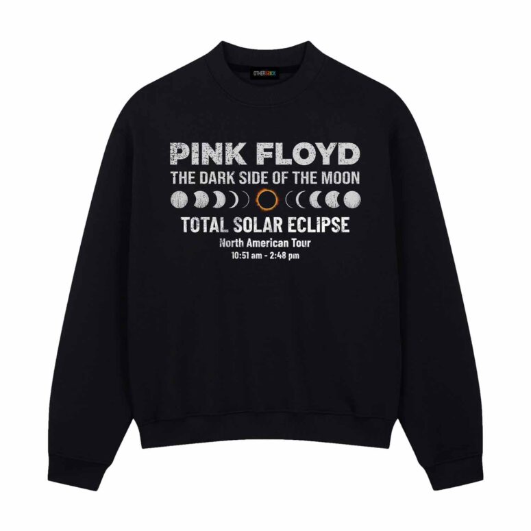 The Dark Side of the Moon Eclipse Lyric 8 April 2024 Pink Floyd Shirt