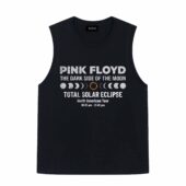 The Dark Side Of The Moon Eclipse Lyric 8 April 2024 Front Tank Black - OtherBrick