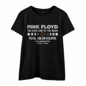The Dark Side Of The Moon Eclipse Lyric 8 April 2024 Front Wtee Black - OtherBrick