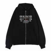 The Dark Side Of The Moon Eclipse Lyric 8 April 2024 Front Ziphoodie Black - OtherBrick