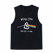 Weird Fish Pink Floyd Carp Side Of The Moon Front Tank Black - OtherBrick