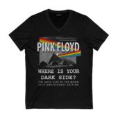 Where Is Your Dark Side Of The Moon 30th Anniversary Front Vneck Black - OtherBrick