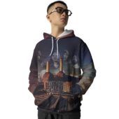 Hoodie Front Animals Pink Floyd Members Memory Battersea Power Station - OtherBrick