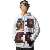 Hoodie Front Pink Floyd In The Wall Broken Illustration - OtherBrick