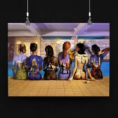 Ph4 Pink Floyd Back Art Catalog Watercolor Painting Poster - OtherBrick