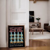 Pv10 Hey Teacher Leave Them Squids Alone Weird Fish Shrimp Floyd Poster - OtherBrick