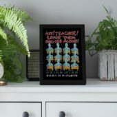 Pv4 Hey Teacher Leave Them Squids Alone Weird Fish Shrimp Floyd Poster - OtherBrick