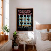 Pv8 Hey Teacher Leave Them Squids Alone Weird Fish Shrimp Floyd Poster - OtherBrick
