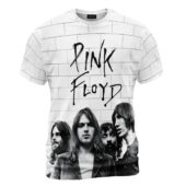 Shirt Front Pink Floyd The Wall Richard Nick Roger David - OtherBrick
