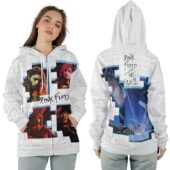 Ziphoodie Pink Floyd In The Wall Broken Illustration - OtherBrick