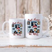 1980 Pink Floyd The Wall Tour Vintage White Mug 1 - OtherBrick