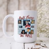 1980 Pink Floyd The Wall Tour Vintage White Mug 2 - OtherBrick