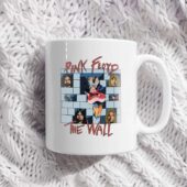 1980 Pink Floyd The Wall Tour Vintage White Mug 3 - OtherBrick