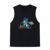 Alice In Wonderland Dark Side Of The Moon Front Tank Black - OtherBrick