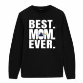 Best Mom Ever Dark Side Of The Moon Pink Floyd Front Longsleeve Black - OtherBrick