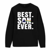 Best Son Ever Dark Side Of The Moon Pink Floyd Front Longsleeve Black - OtherBrick