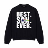 Best Son Ever Dark Side Of The Moon Pink Floyd Front Sweatshirt Black - OtherBrick