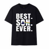 Best Son Ever Dark Side Of The Moon Pink Floyd Front Tshirt Black - OtherBrick