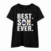 Best Son Ever Dark Side Of The Moon Pink Floyd Front Wtee Black - OtherBrick