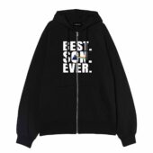 Best Son Ever Dark Side Of The Moon Pink Floyd Front Ziphoodie Black - OtherBrick