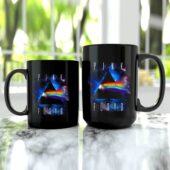 Cosmic Dark Side Of The Moon Black Mug 1 - OtherBrick