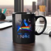 Cosmic Dark Side Of The Moon Black Mug 3 - OtherBrick