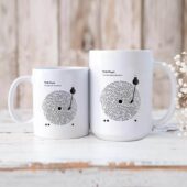 Dark Side Of The Moon Turntables Vinyl Lyric White Mug 1 - OtherBrick
