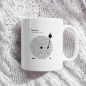 Dark Side Of The Moon Turntables Vinyl Lyric White Mug 3 - OtherBrick