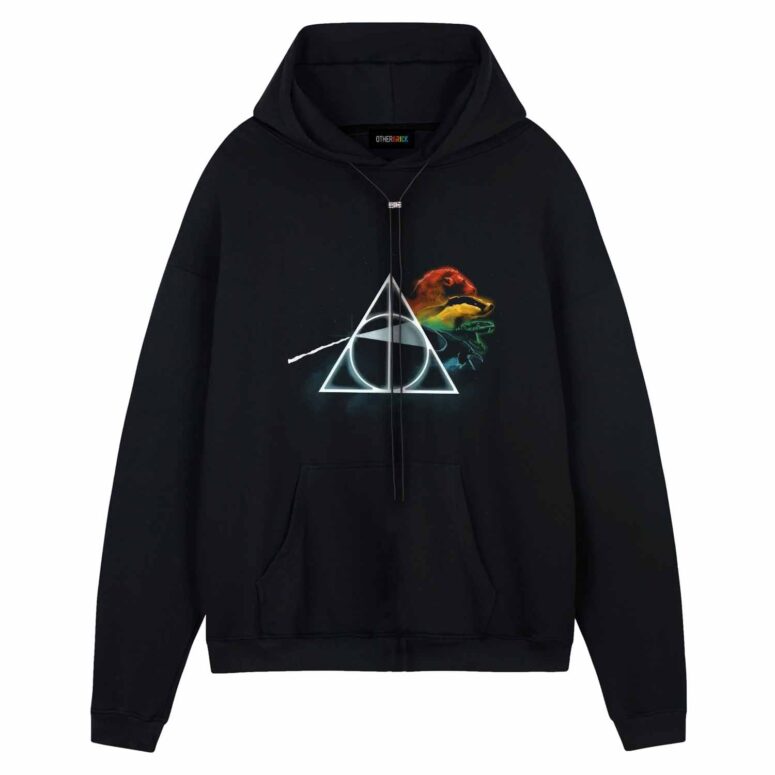Dark Side Of The Moon x Deathly Hallows Pink Floyd Shirt