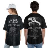 David Gilmour Luck And Strange Is My Supper Power Baseball Jersey Couple Back - OtherBrick