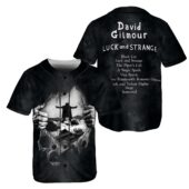 David Gilmour Luck And Strange Is My Supper Power Baseball Jersey Front Back - OtherBrick