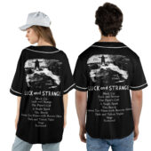 David Gilmour Luck And Strange Pink Floyd Baseball Jersey Couple Back - OtherBrick