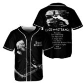 David Gilmour Luck And Strange Pink Floyd Baseball Jersey Front Back - OtherBrick