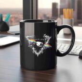 Flare Eyes Dark Side Of The Moon Black Mug 3 - OtherBrick