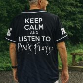 Keep Calm And Listen To Pink Floyd Dark Side Of The Moon Baseball Jersey - OtherBrick