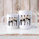 Pink Floyd 1967 Hand Drawing Art White Mug 1 - OtherBrick