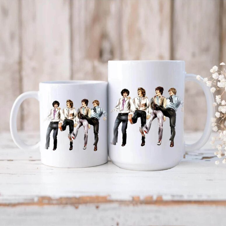 Pink Floyd 1967 Hand Drawing Art Pink Floyd Mug