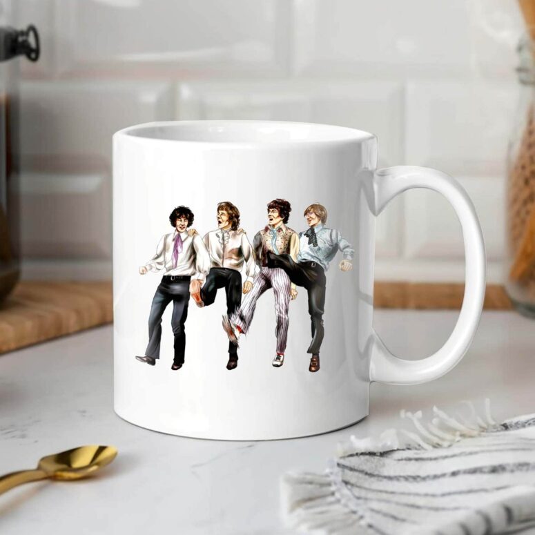 Pink Floyd 1967 Hand Drawing Art Pink Floyd Mug