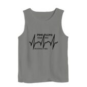 Pink Floyd 1973 Heartbeat Backstage Pass Front Tanktop White - OtherBrick