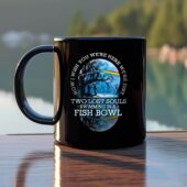 Pink Floyd Lake Reflection How I Wish You Were Here Black Mug 2 - OtherBrick