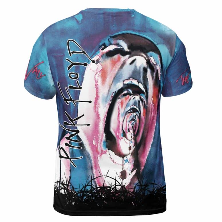 Pink Floyd Screaming Face The Wall Painting Shirt Pink Floyd Screaming Face The Wall Painting Shirt
