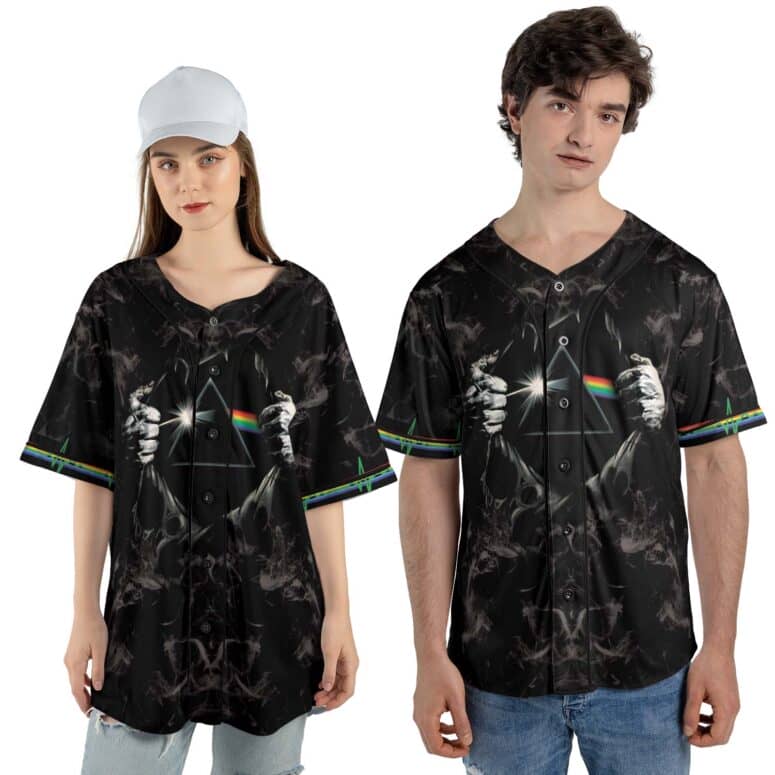 Pink Floyd Super Power x Dark Side Of The Moon Baseball Jersey